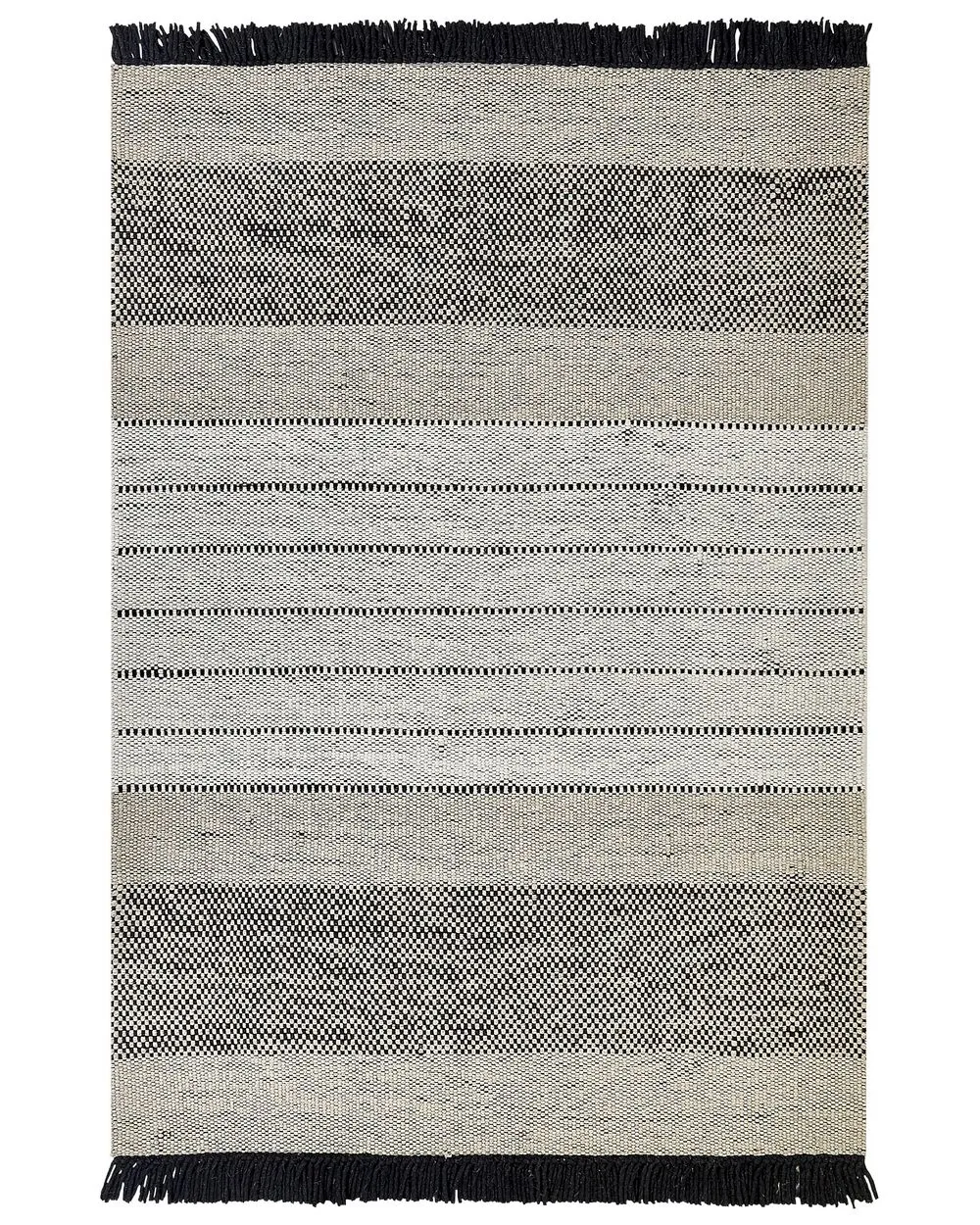 Poltrona girevole LOVIISA Bouclé Bianco