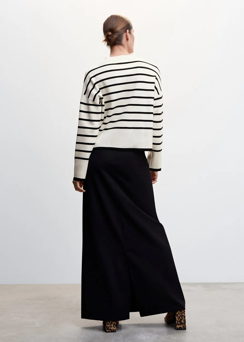 Pullover righe oversize