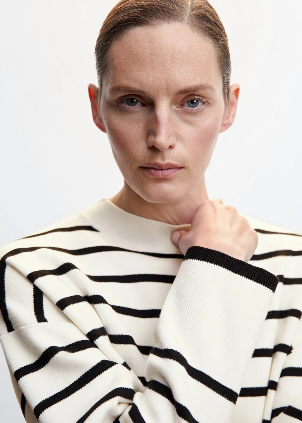 Pullover righe oversize