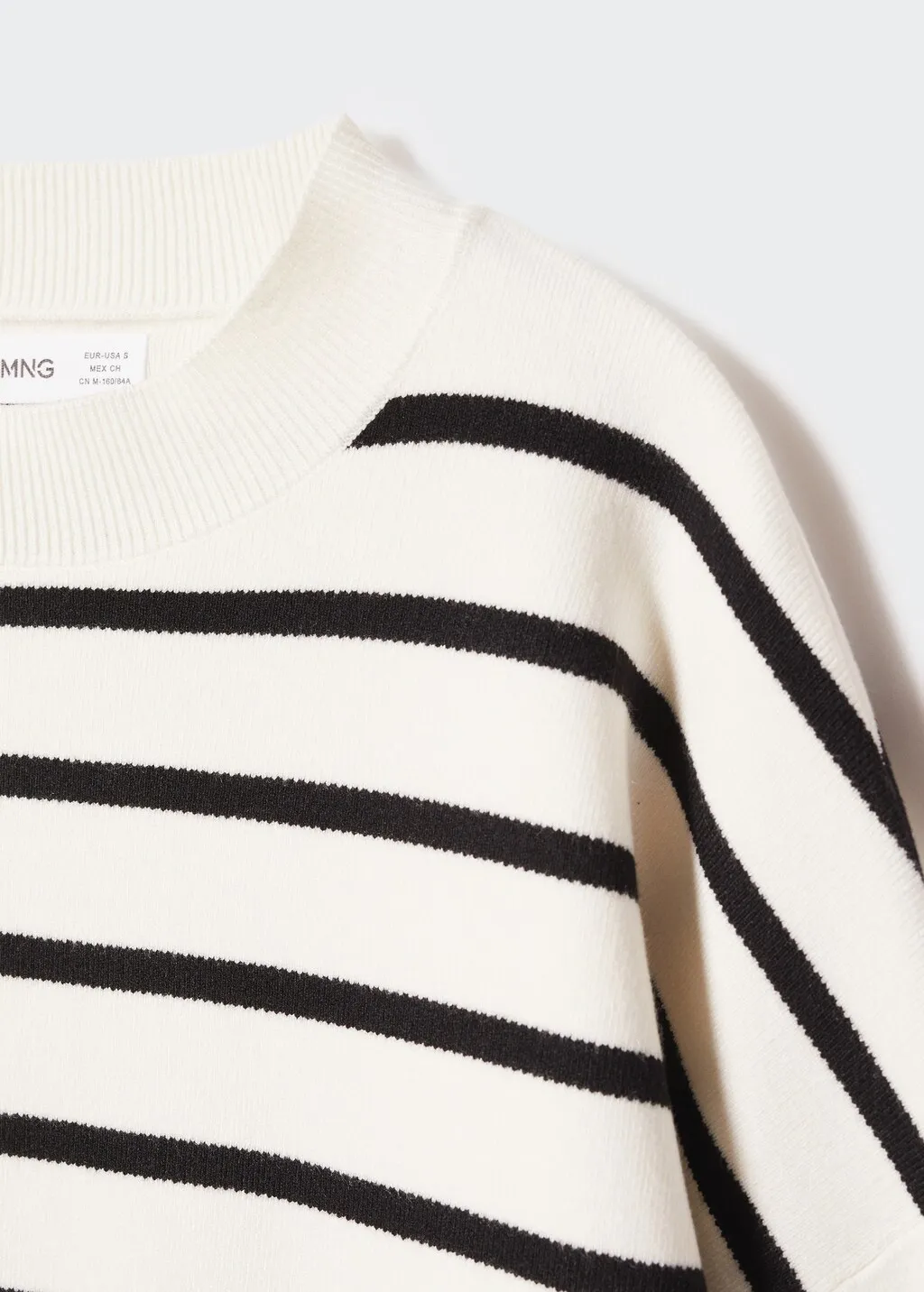 Pullover righe oversize