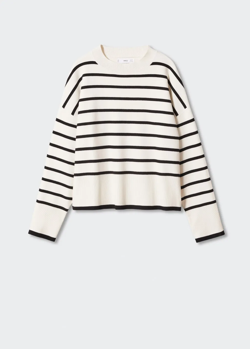 Pullover righe oversize