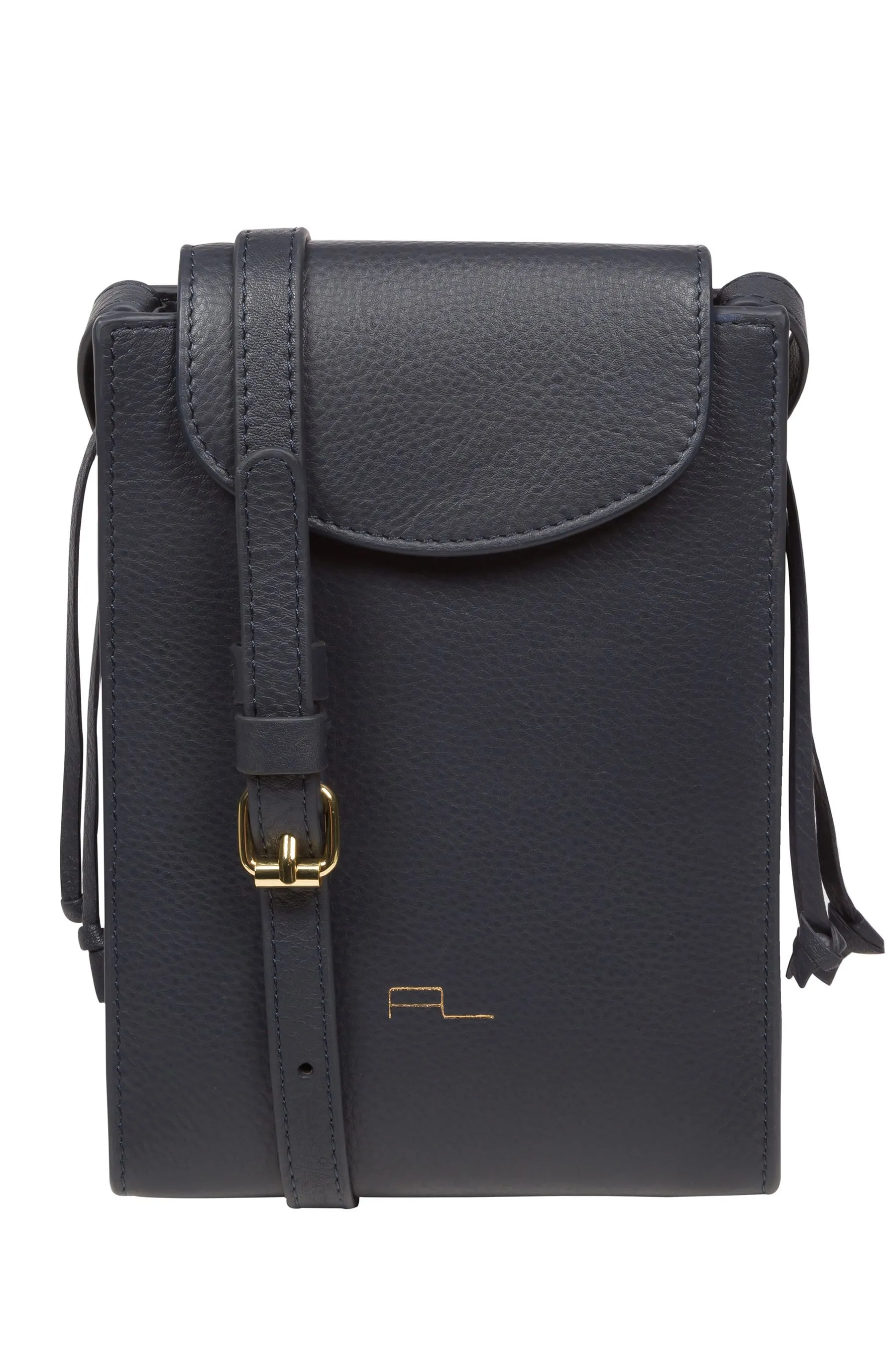 Pure Luxuries London Kiana - Borsa per telefono a tracolla in pelle nappa