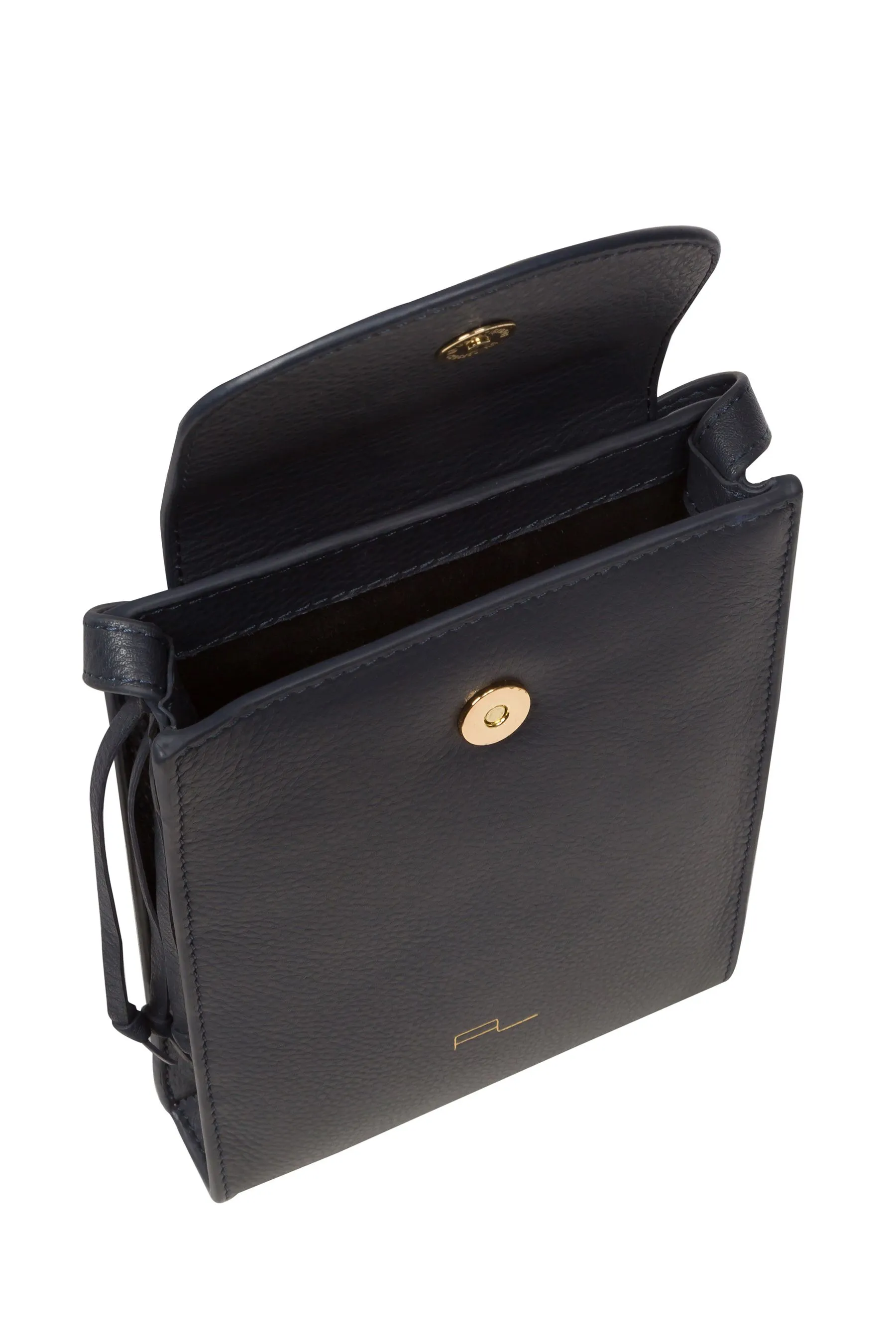 Pure Luxuries London Kiana - Borsa per telefono a tracolla in pelle nappa