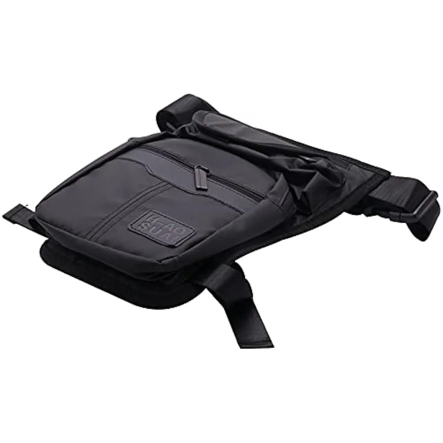 Qwertfeet Borsa Gamba Nylon Men Drop Pack Equitazione Casual Croce A Spalla Corpo Coscia Cintura Hanche Maschile in Vita Coscia 