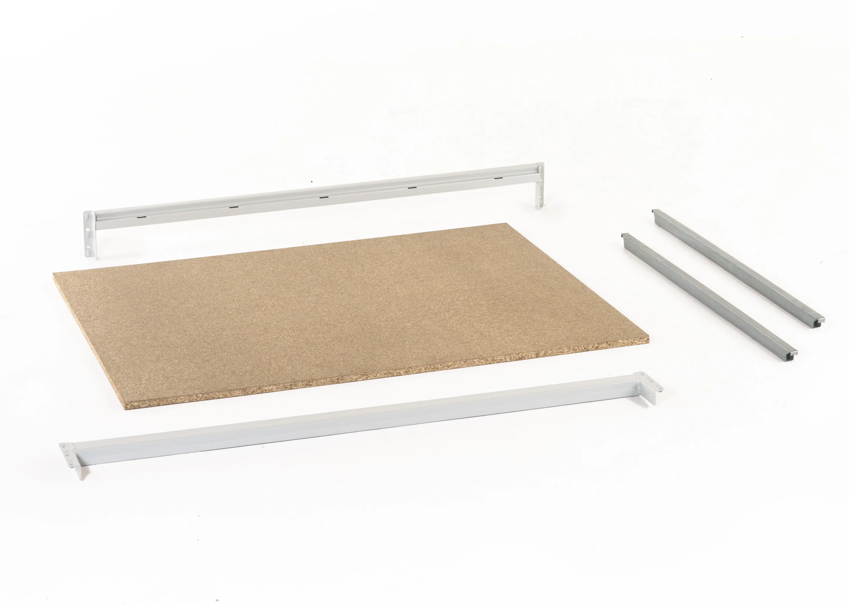 Rack di stoccaggio Acciaio Grigio scuro, grigio chiaro Manorga, 3000mm x 100mm x 800mm