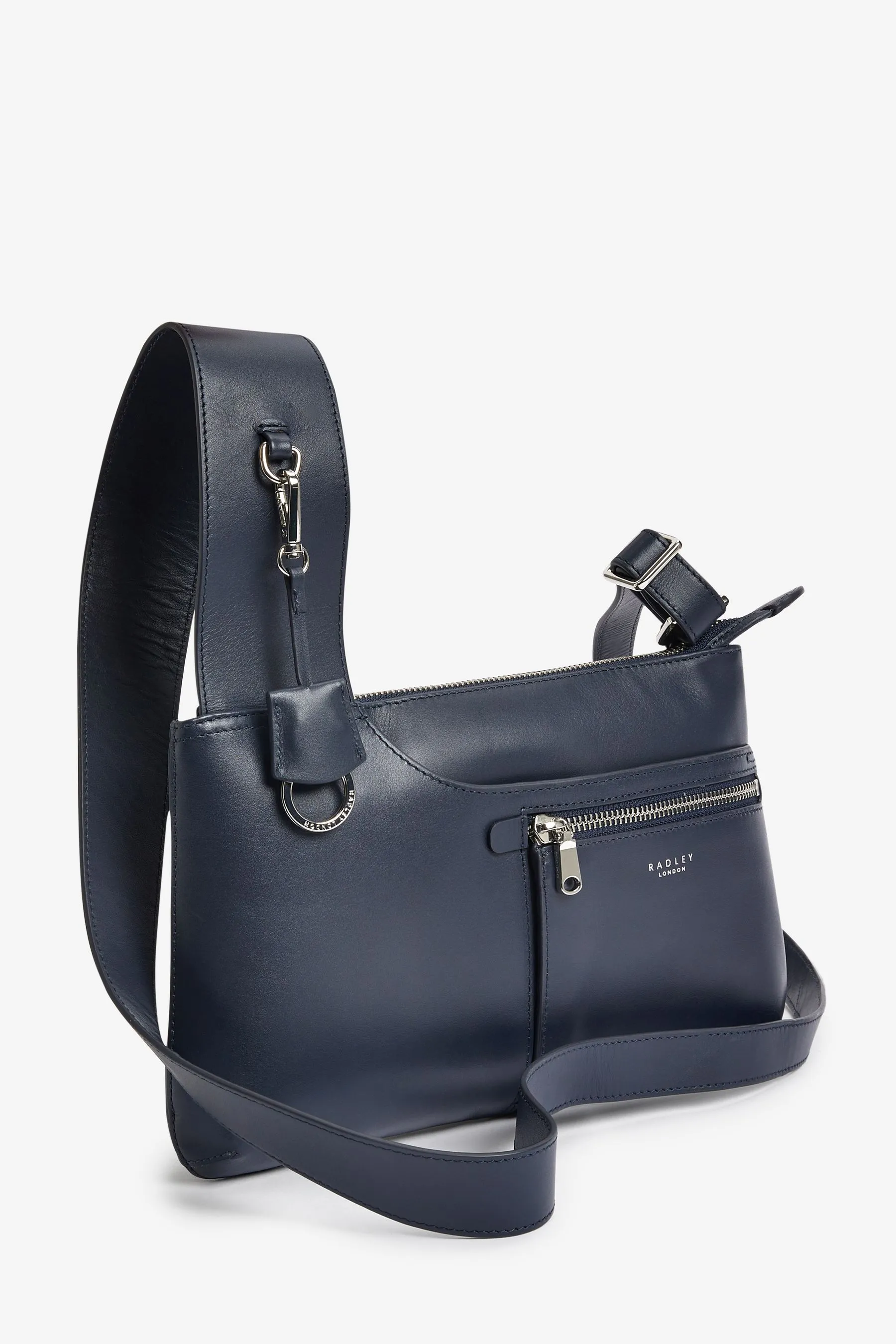 Radley London - Blu piccola - Borse a tracolla iconica con zip in alto e Borsa