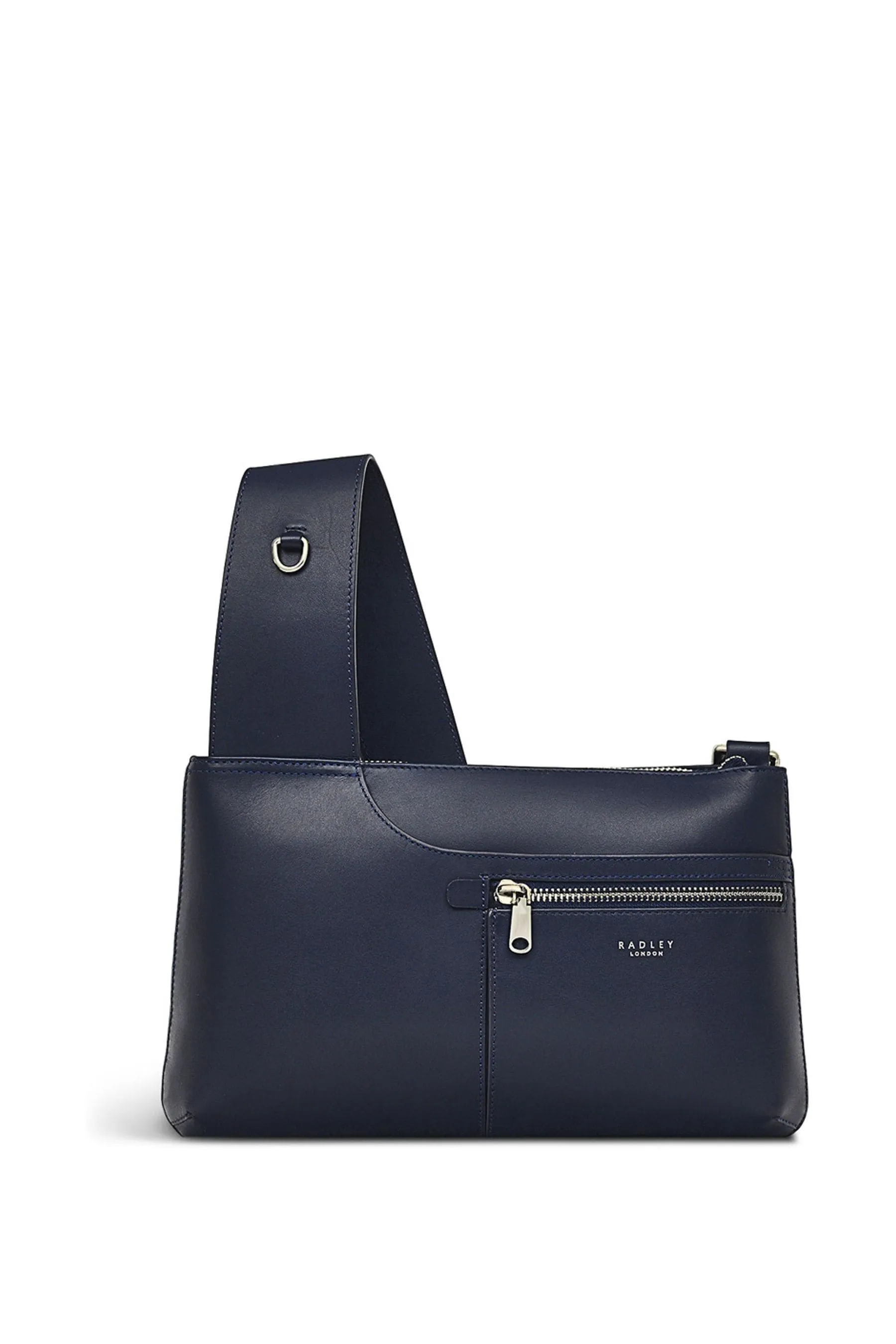 Radley London - Blu piccola - Borse a tracolla iconica con zip in alto e Borsa