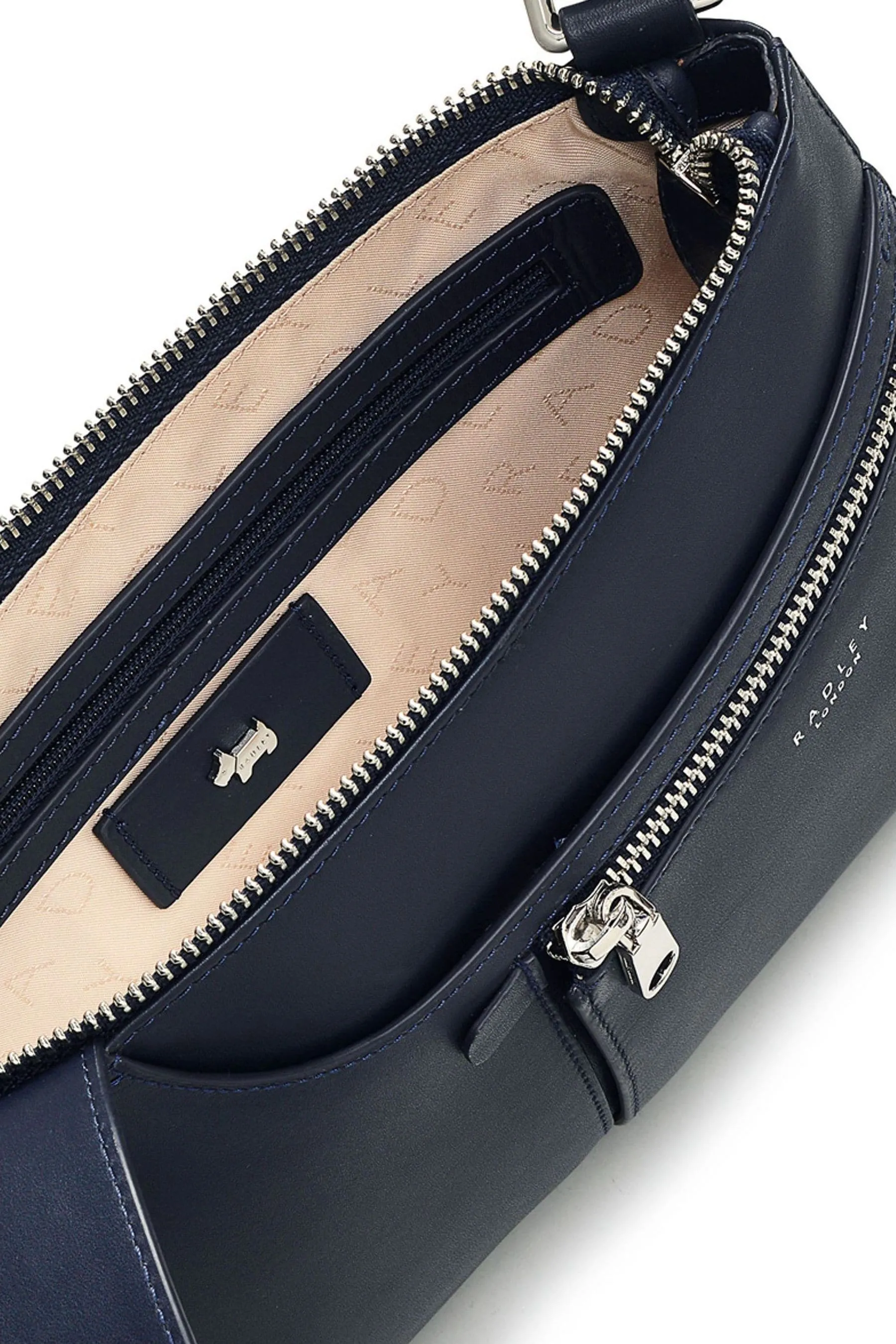 Radley London - Blu piccola - Borse a tracolla iconica con zip in alto e Borsa