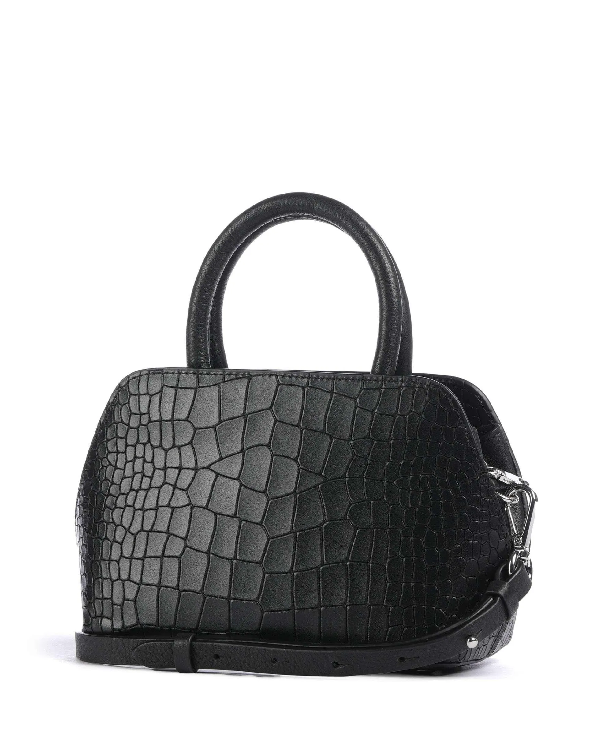  Radley London Liverpool Street Icon Borsa a mano pelle di vacchetta goffrata nero  