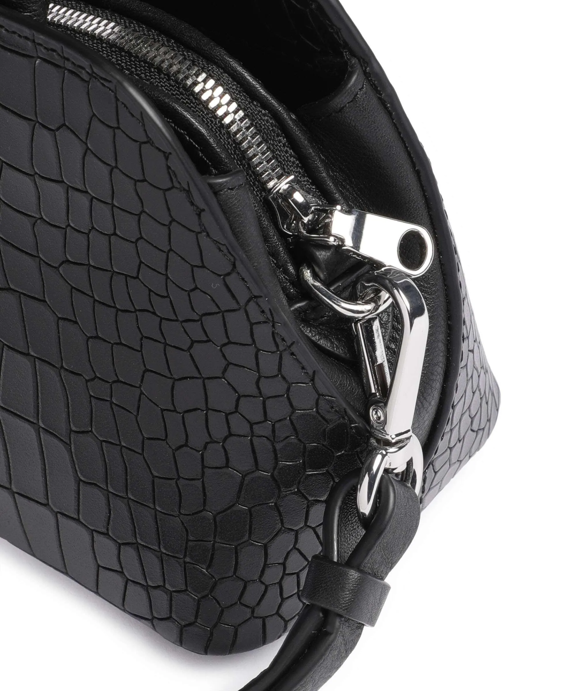  Radley London Liverpool Street Icon Borsa a mano pelle di vacchetta goffrata nero  