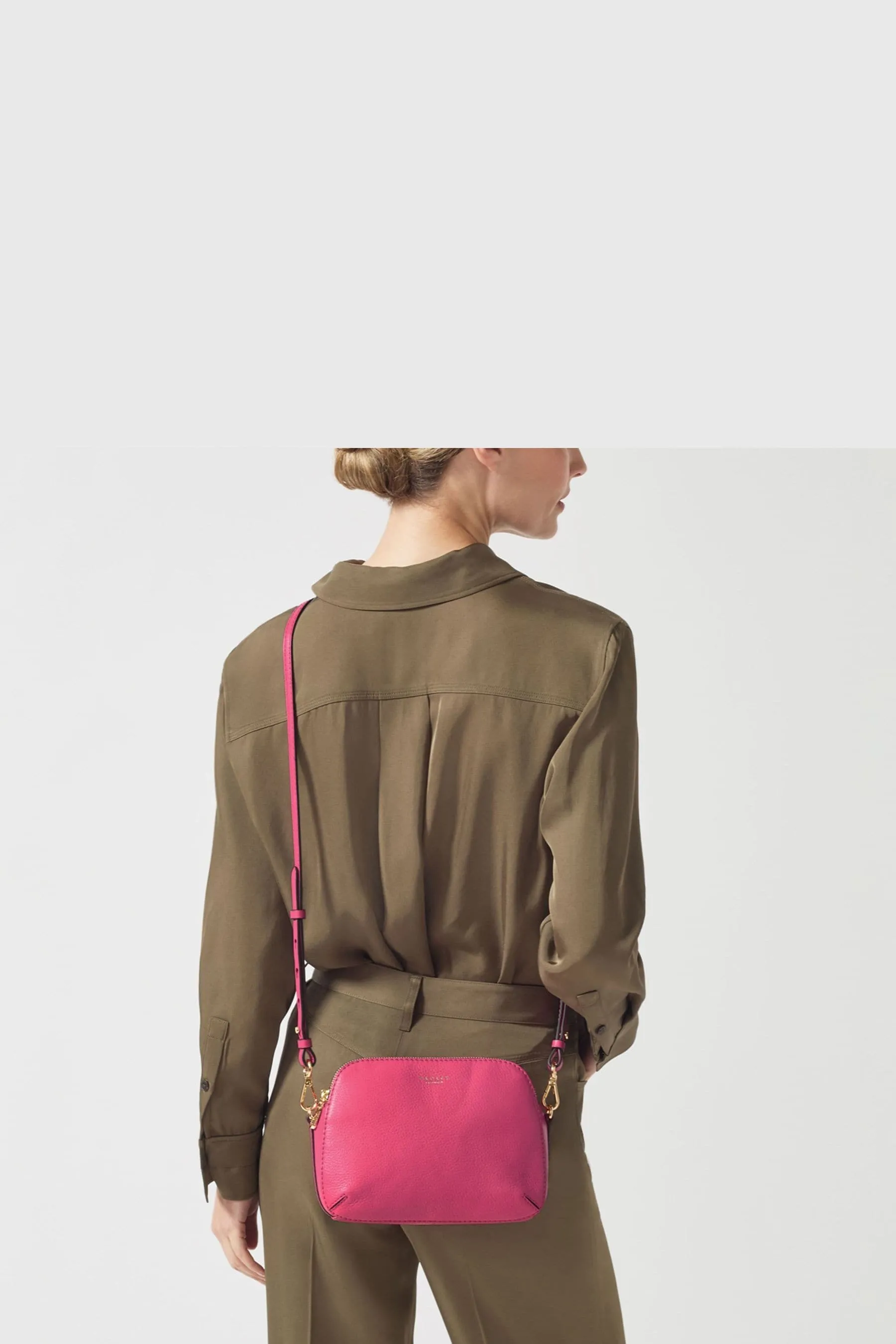 Radley London Rosa - Dukes Place - Borsa a tracolla media con zip in alto