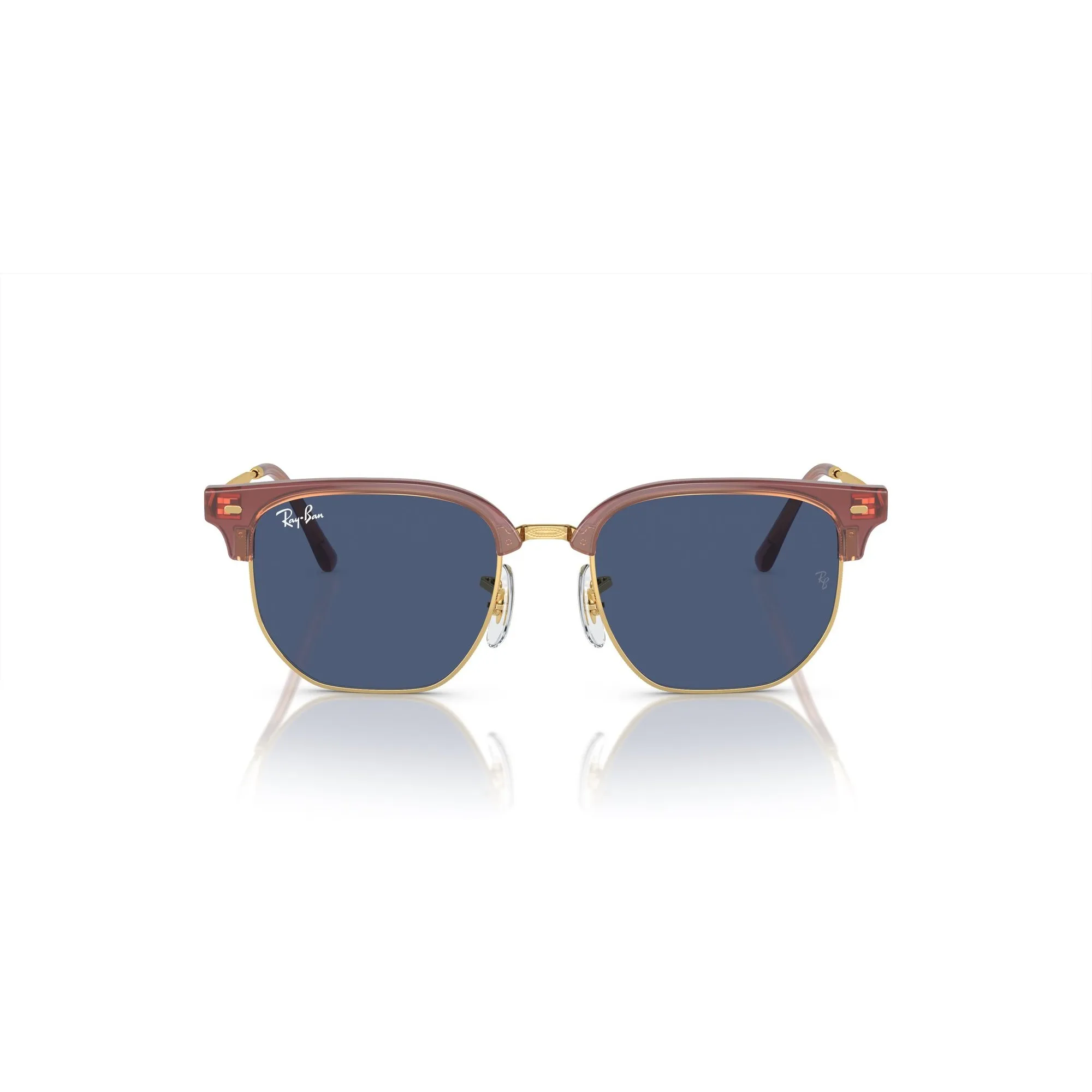   Ray-Ban Junior RJ 9116S Junior New Clubmaster 715680 Rosa Opale Su Oro | Occhiale Da Sole Bambino Unisex 