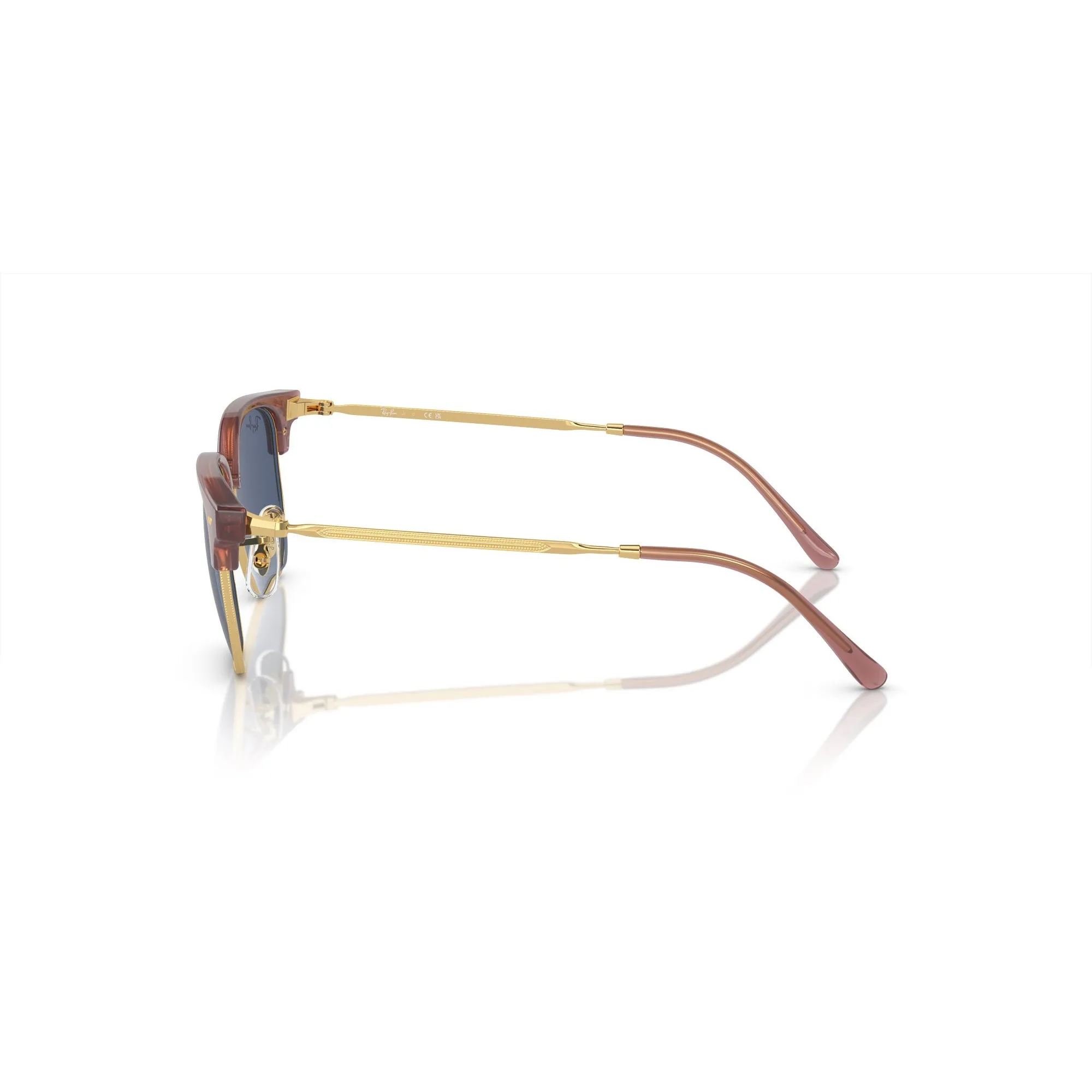   Ray-Ban Junior RJ 9116S Junior New Clubmaster 715680 Rosa Opale Su Oro | Occhiale Da Sole Bambino Unisex 
