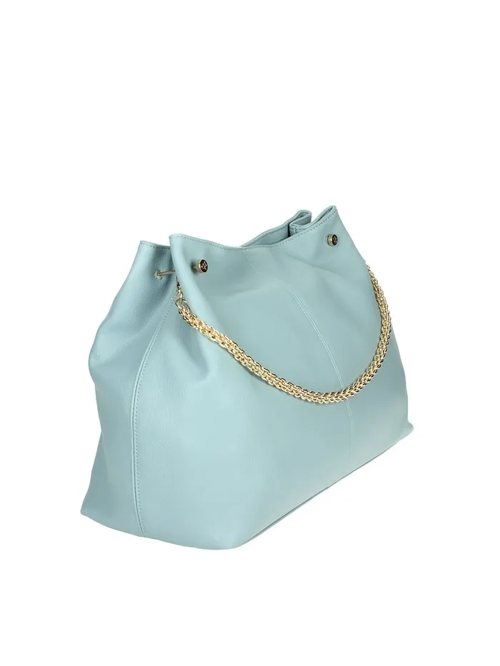 ROCCOBAROCCO  BORSA A SPALLA RBRB11402 CELESTE