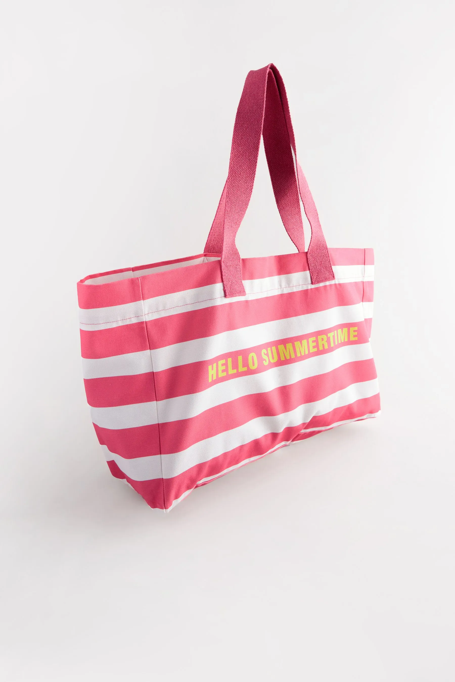 Rosa a righe  - Borsa da spiaggia