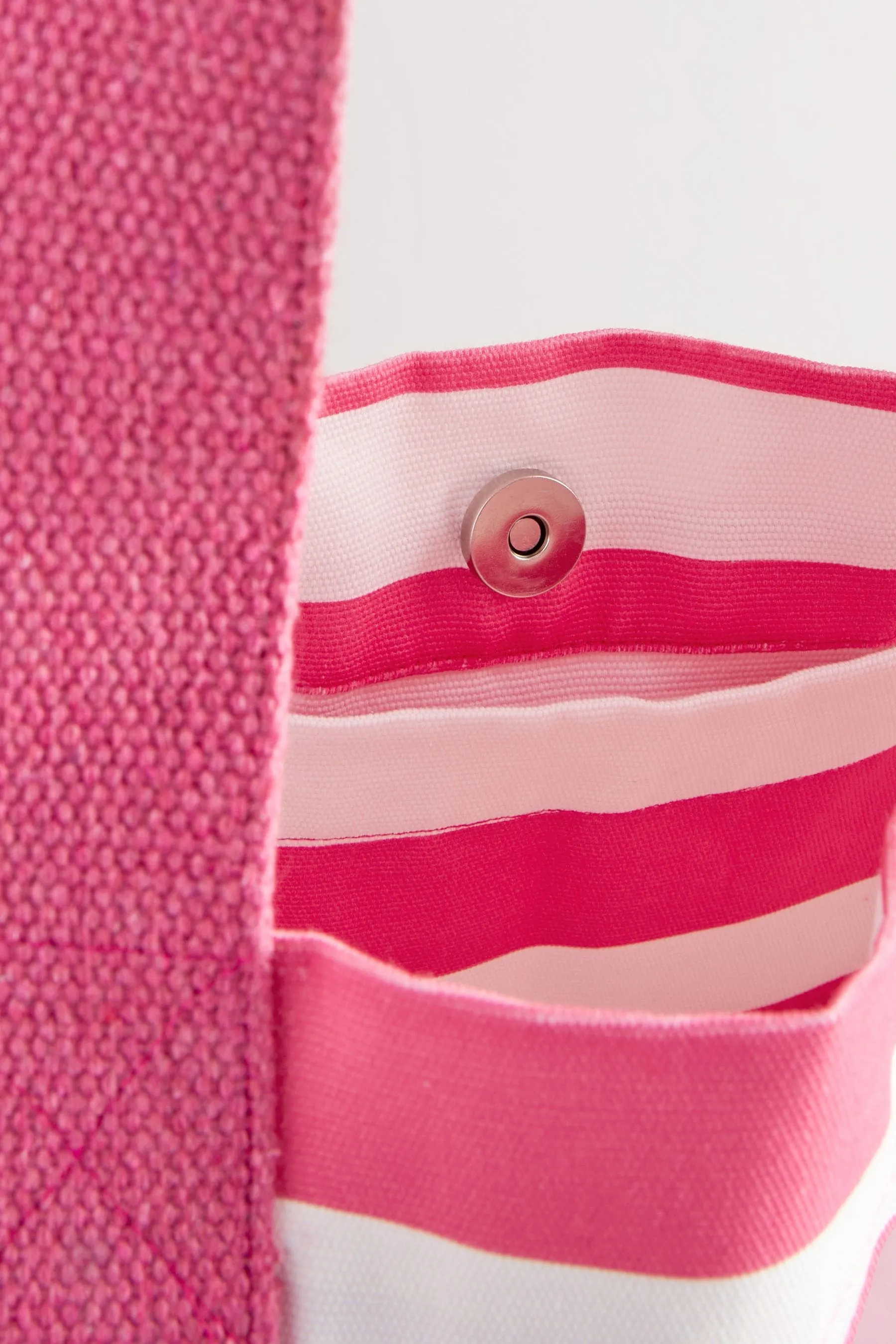Rosa a righe  - Borsa da spiaggia