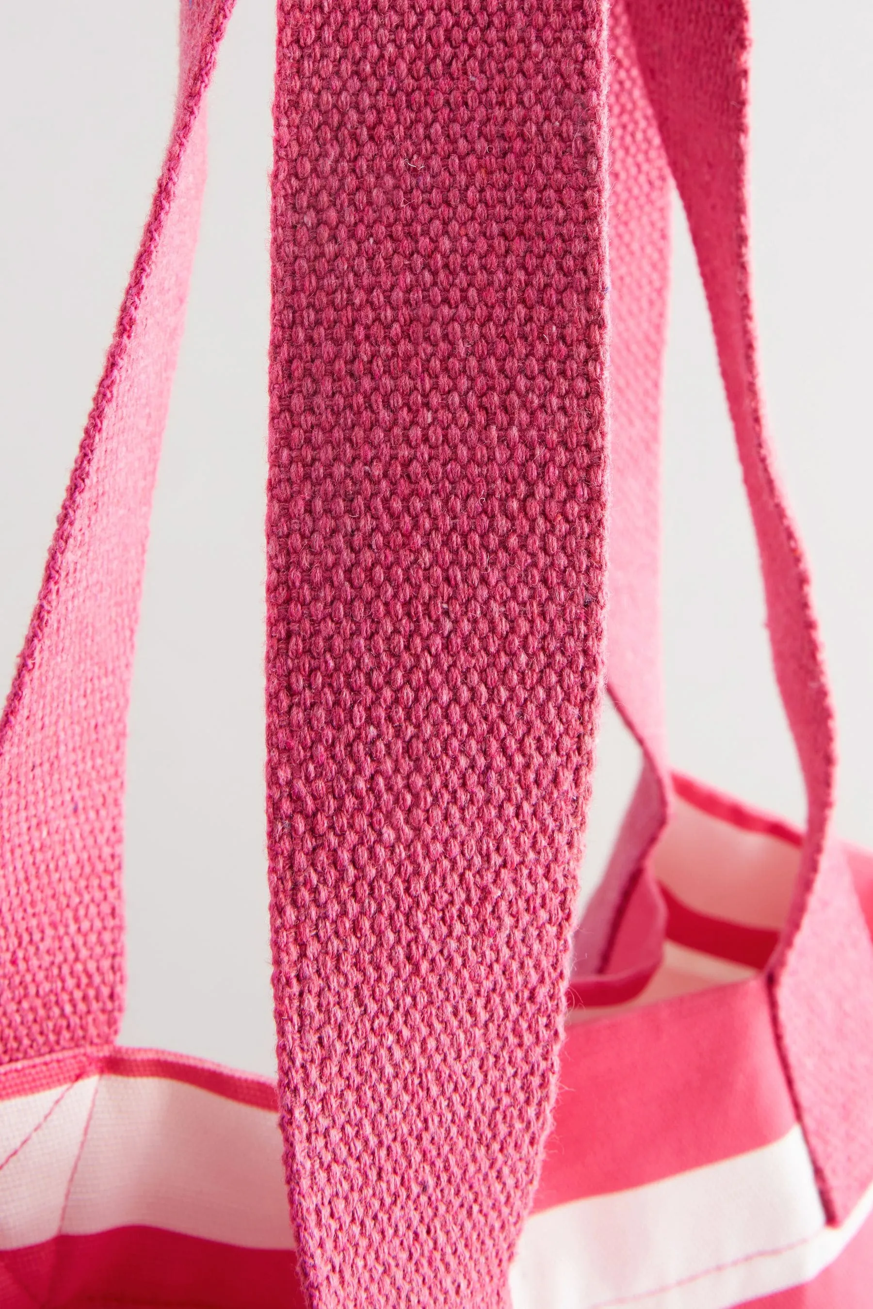 Rosa a righe  - Borsa da spiaggia