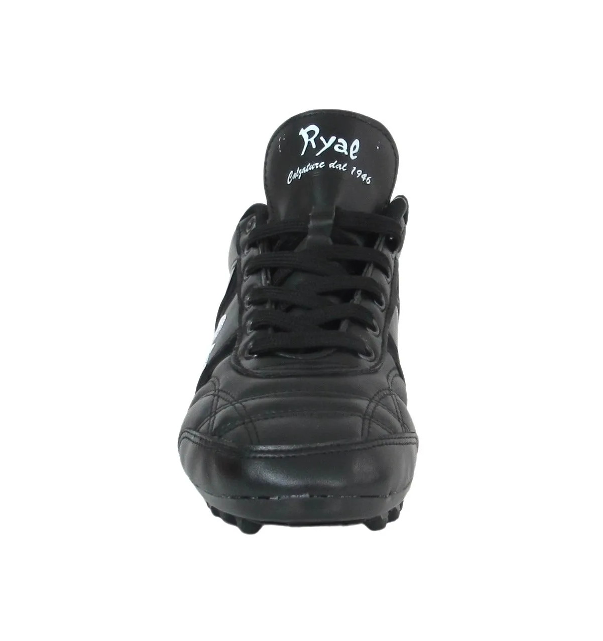 RYAL scarpe calcetto turf pelle vitello CLASSICO TOP TURF NERO luglio 2022