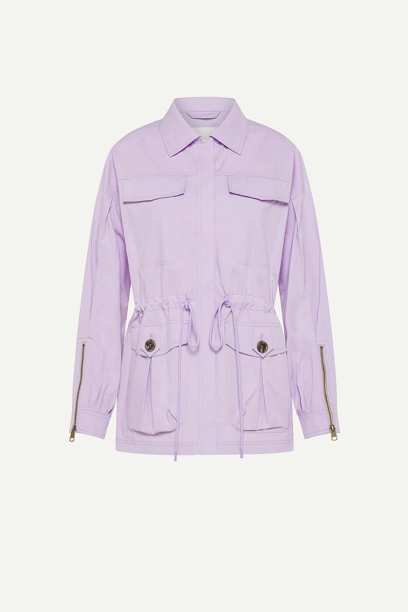 SAHARIANA OVER IN COTONE LEGGERO 9228 - LILLA