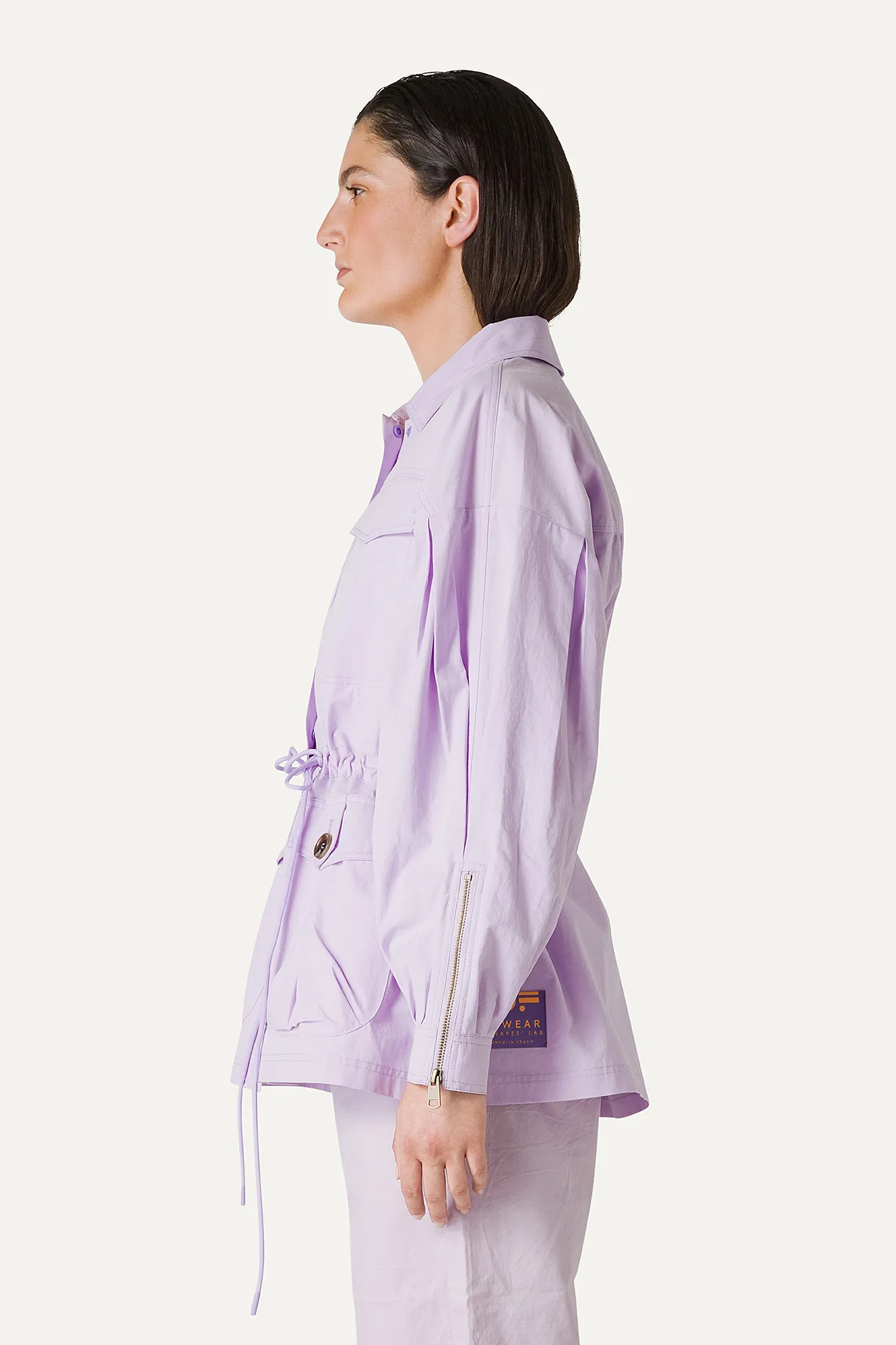 SAHARIANA OVER IN COTONE LEGGERO 9228 - LILLA
