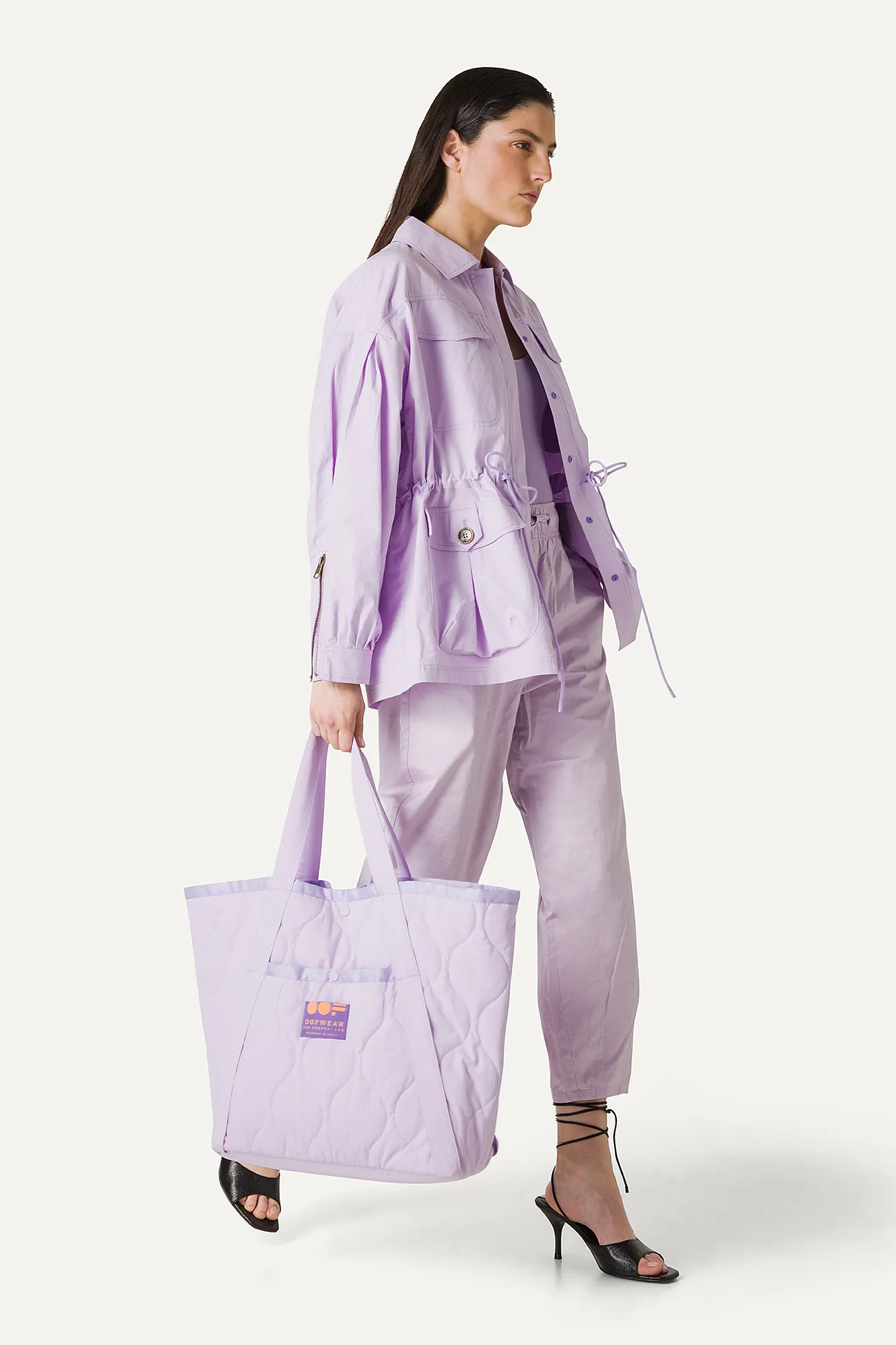 SAHARIANA OVER IN COTONE LEGGERO 9228 - LILLA