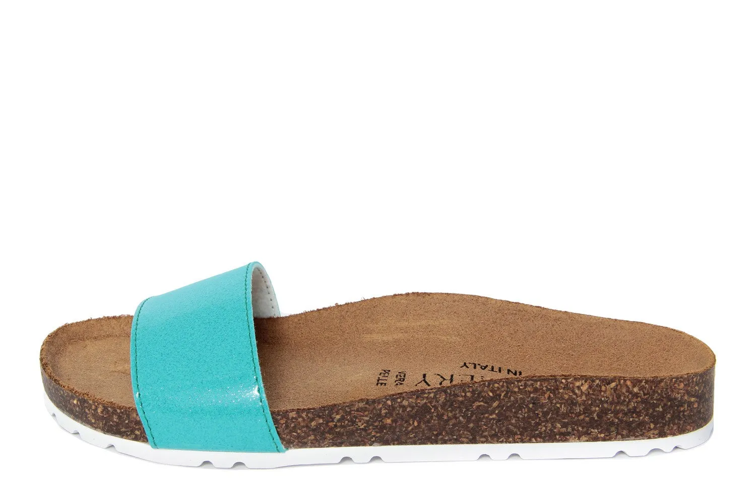 Sandali flat Donna in Sintetico Blu
