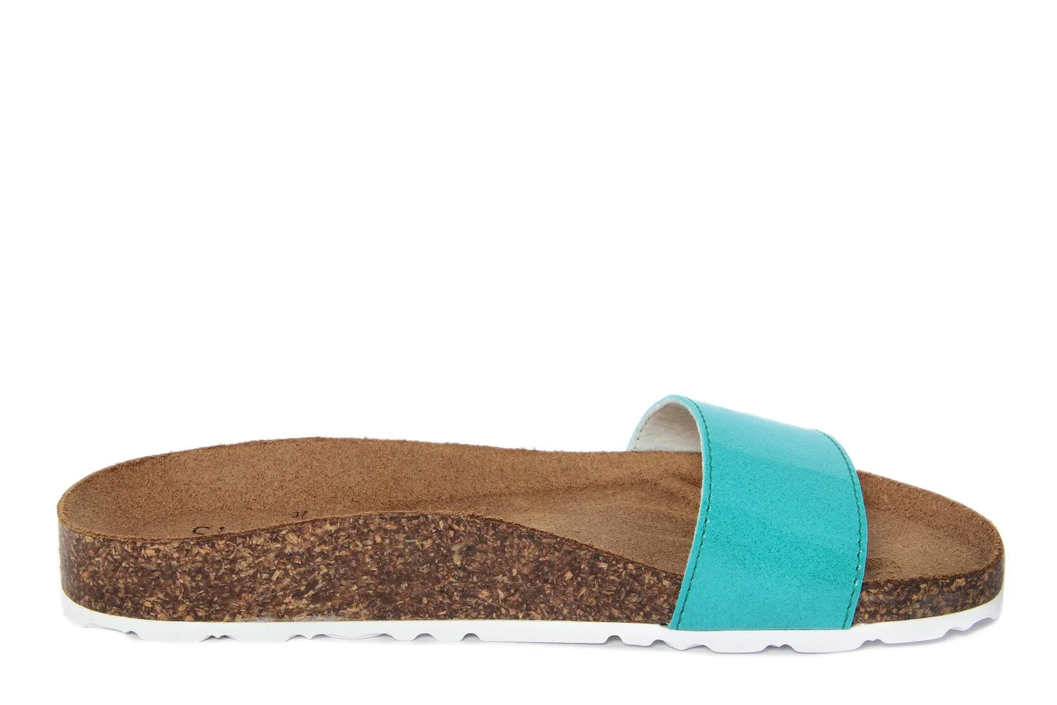 Sandali flat Donna in Sintetico Blu