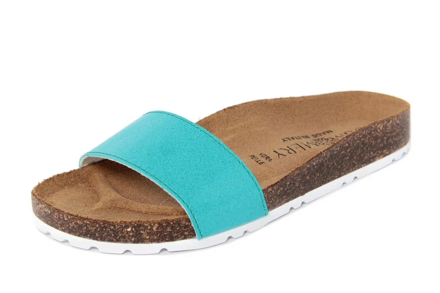 Sandali flat Donna in Sintetico Blu