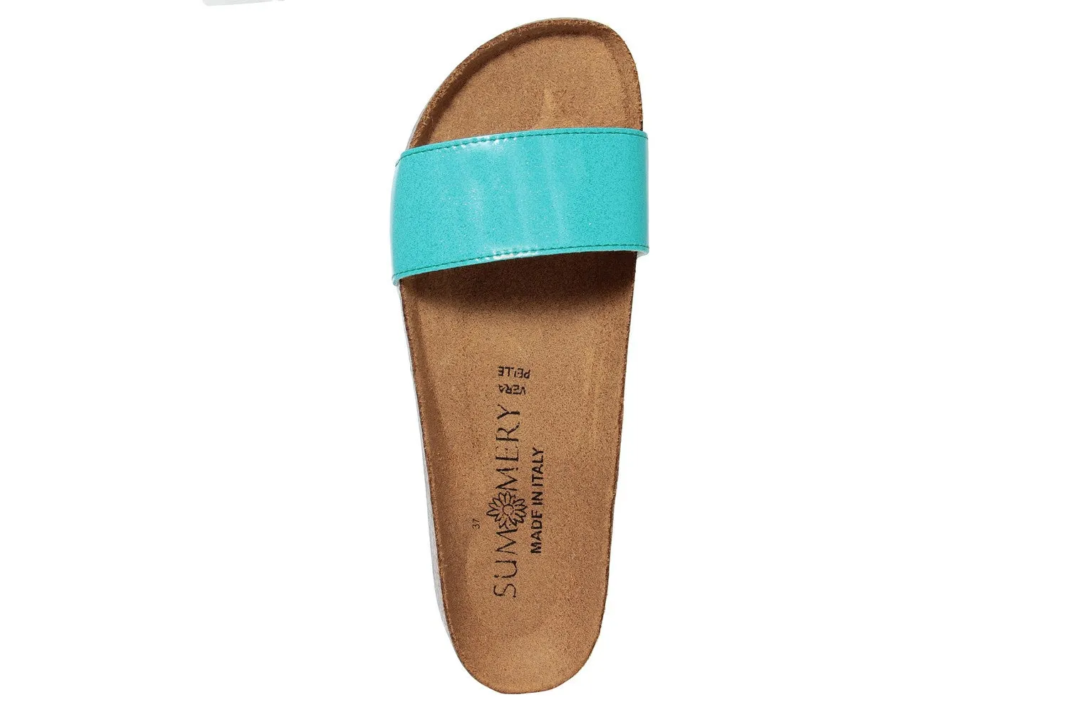 Sandali flat Donna in Sintetico Blu