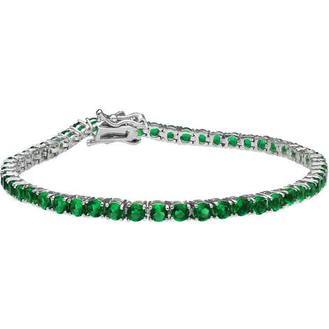 SARNIORO Bracciale tennis in argento 925