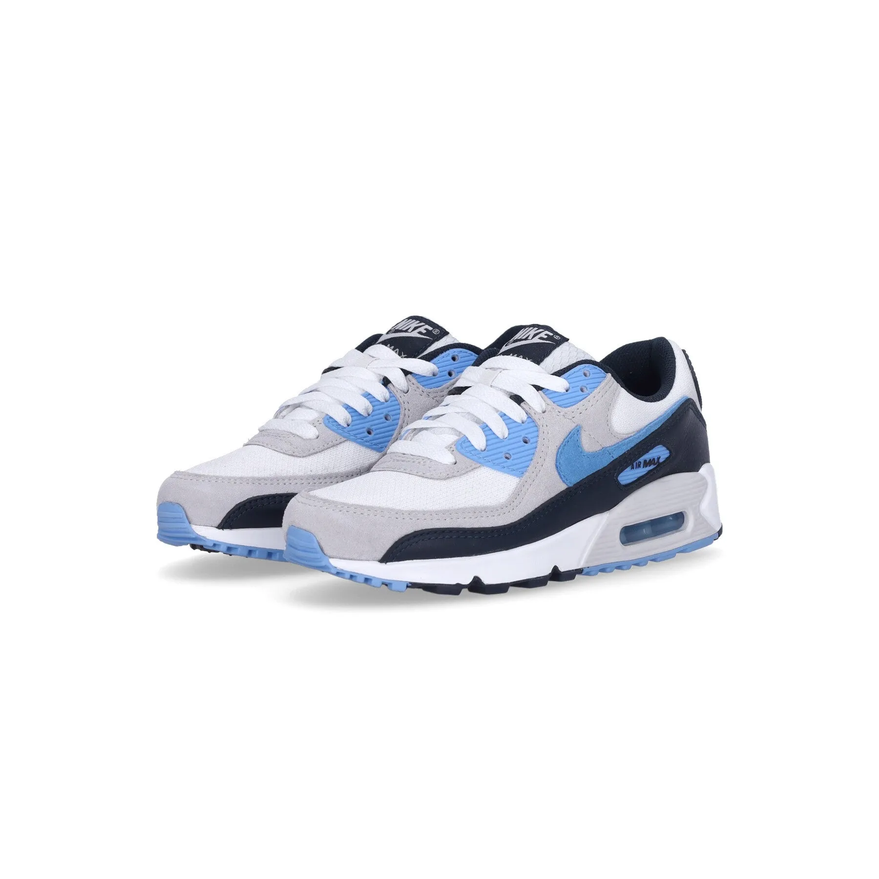 Scarpa Bassa Uomo Air Max 90 White/university Blue/pure Platinum