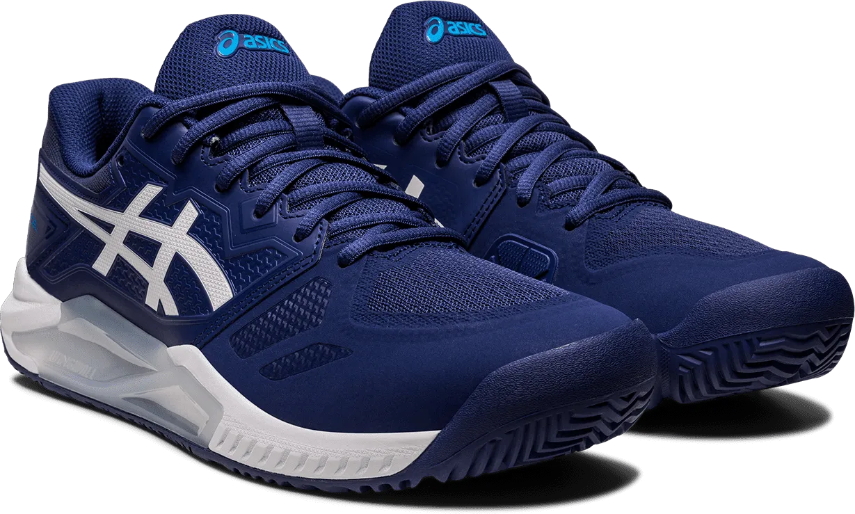 SCARPA DA TENNIS DA UOMO ASICS CHALLENGER 13 PADEL INDIGO BLUE WHITE 1041A315 402