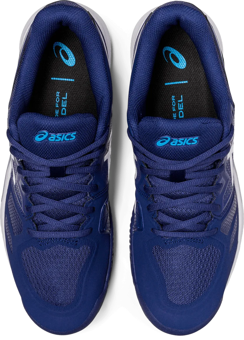 SCARPA DA TENNIS DA UOMO ASICS CHALLENGER 13 PADEL INDIGO BLUE WHITE 1041A315 402