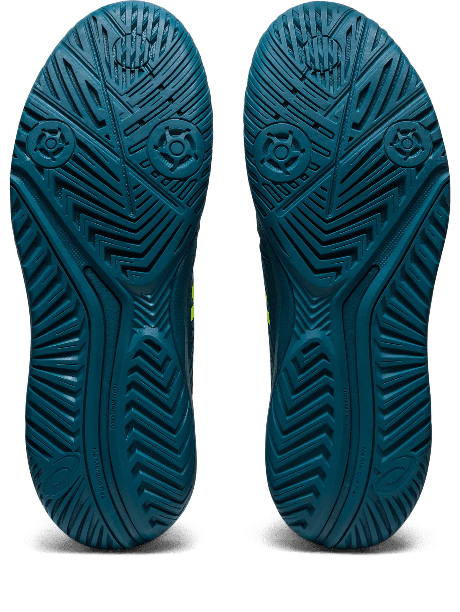 SCARPA DA TENNIS DA UOMO ASICS GEL-CHALLENGER 14 RESTFUL TEAL SAFETY YELLOW 1041A405 400