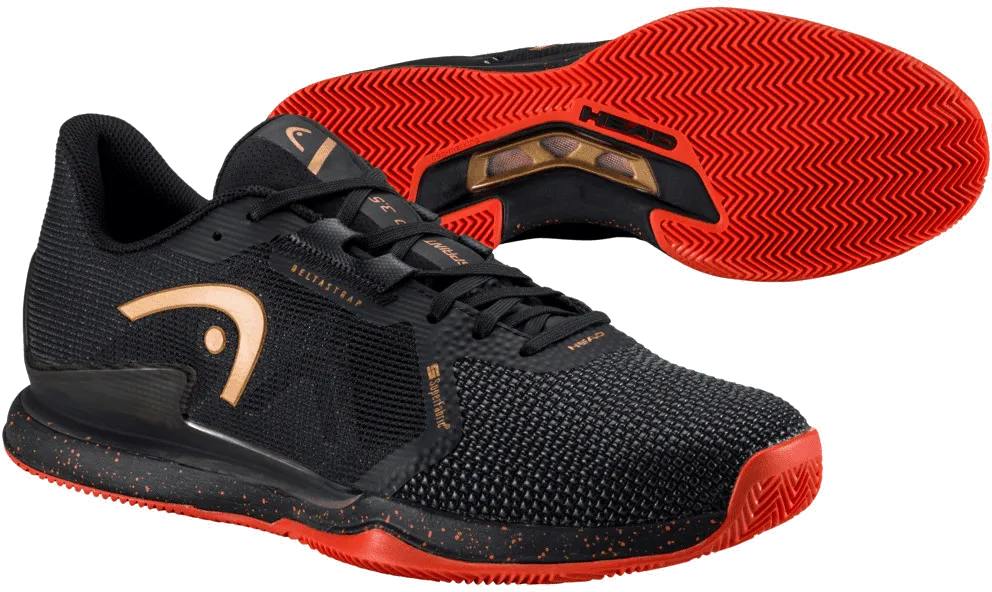 SCARPA DA TENNIS E PADEL HEAD SPRINT PRO 3.5 SF CLAY 273012 BKOR