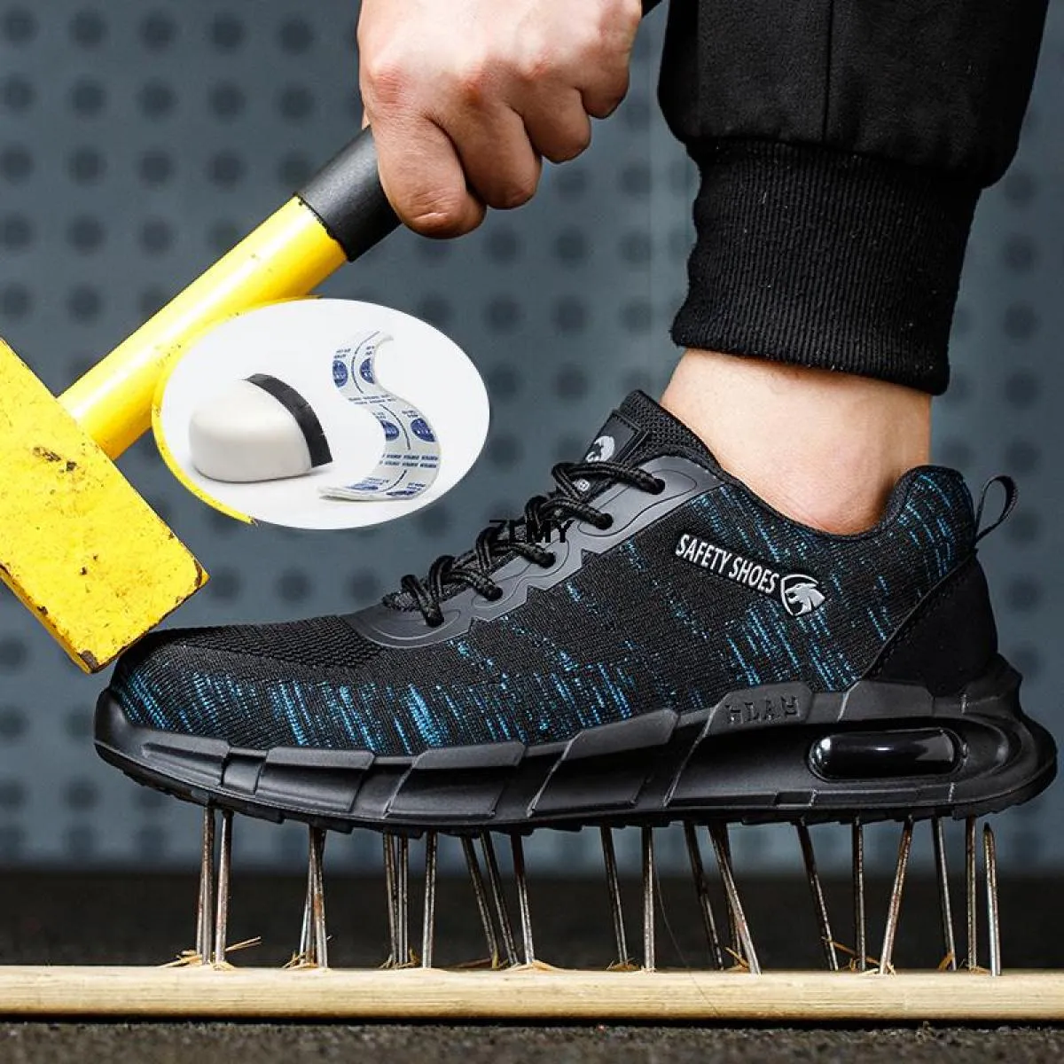 Scarpe antinfortunistiche antistatiche Stivali antinfortunistici da lavoro con punta composita senza scarpe da lavoro antiforatu