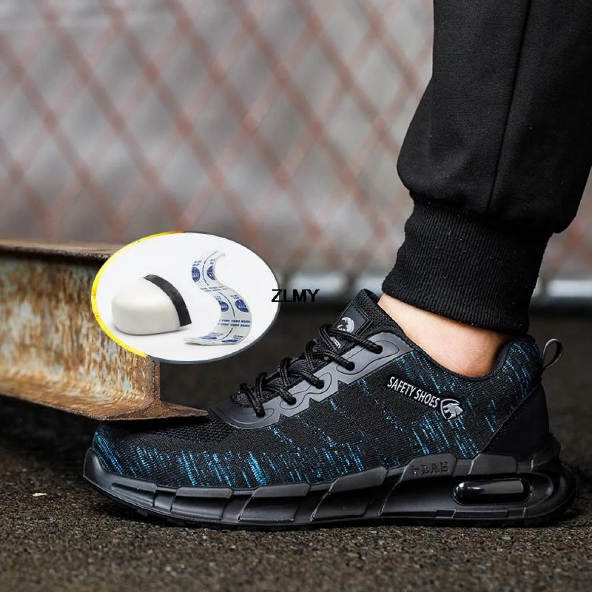 Scarpe antinfortunistiche antistatiche Stivali antinfortunistici da lavoro con punta composita senza scarpe da lavoro antiforatu