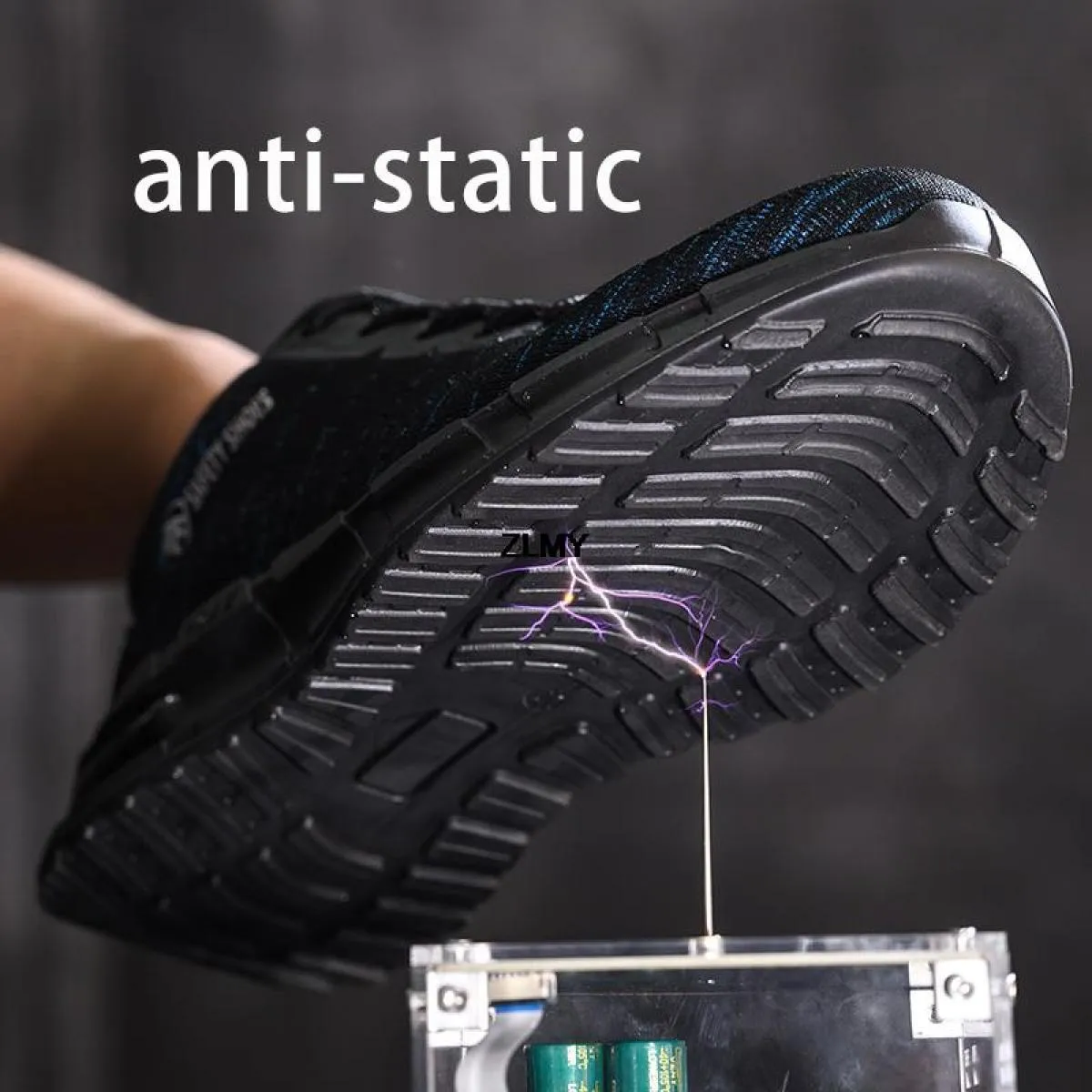 Scarpe antinfortunistiche antistatiche Stivali antinfortunistici da lavoro con punta composita senza scarpe da lavoro antiforatu