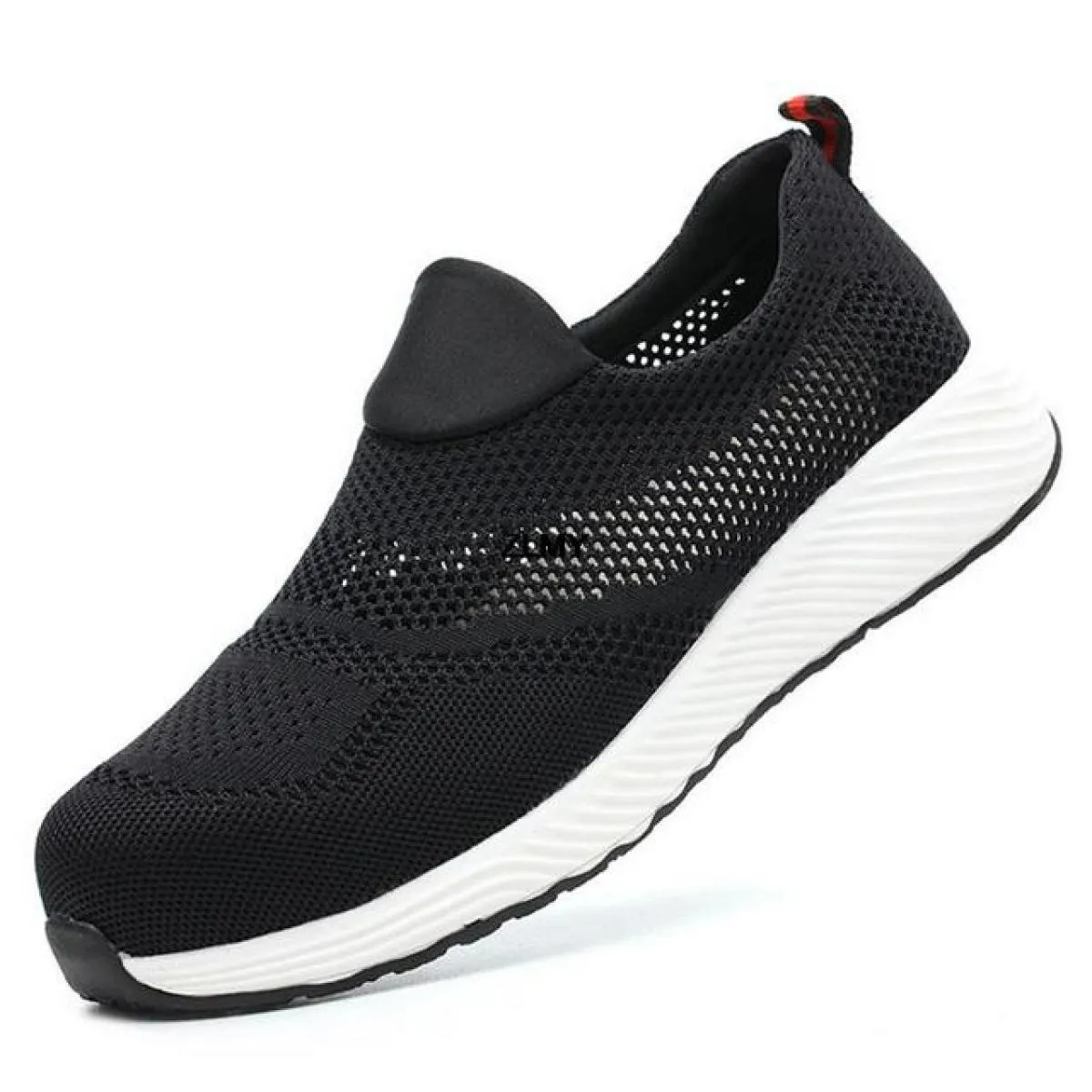 Scarpe antinfortunistiche moda Uomo Scarpe da lavoro traspiranti con punta in acciaio Uomo Sneaker industriale Stivali antinfort