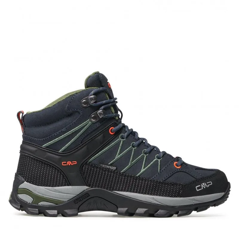 Scarpe CMP Rigel Mid Uomo Scarpe da trekking WP (Torba-Antracite) Uomo