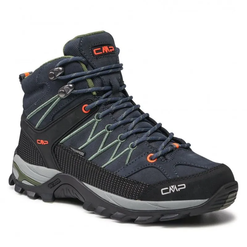 Scarpe CMP Rigel Mid Uomo Scarpe da trekking WP (Torba-Antracite) Uomo