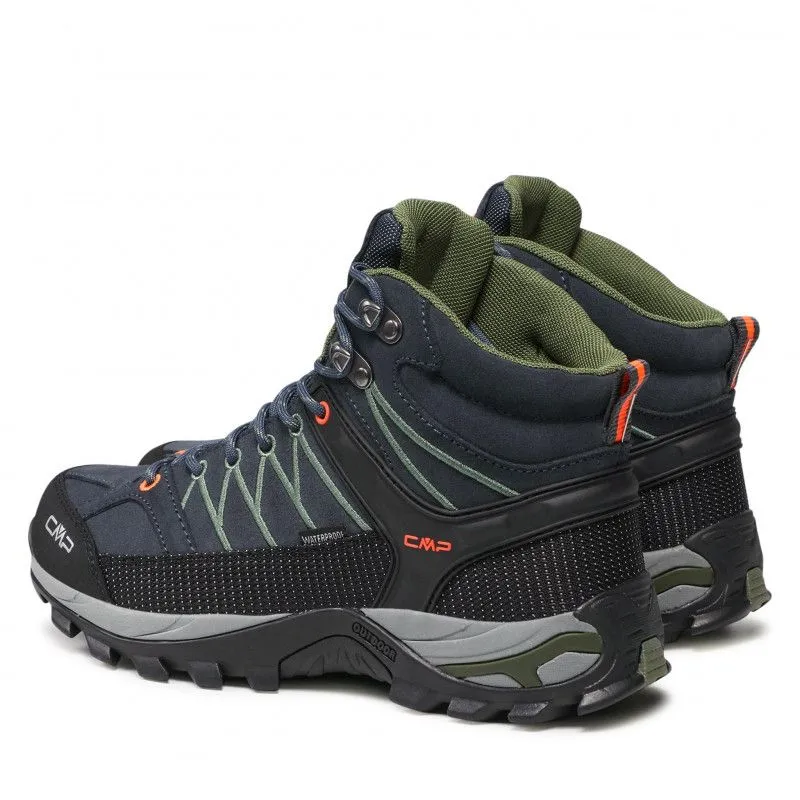 Scarpe CMP Rigel Mid Uomo Scarpe da trekking WP (Torba-Antracite) Uomo