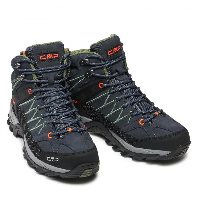 Scarpe CMP Rigel Mid Uomo Scarpe da trekking WP (Torba-Antracite) Uomo