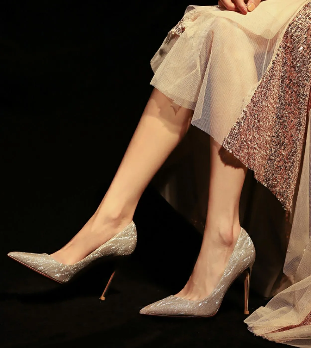 Scarpe da donna Décolleté con tacco alto Décolleté in pelle verniciata Bling Scarpe da barca Scarpe da sposa Taglie forti 35 41