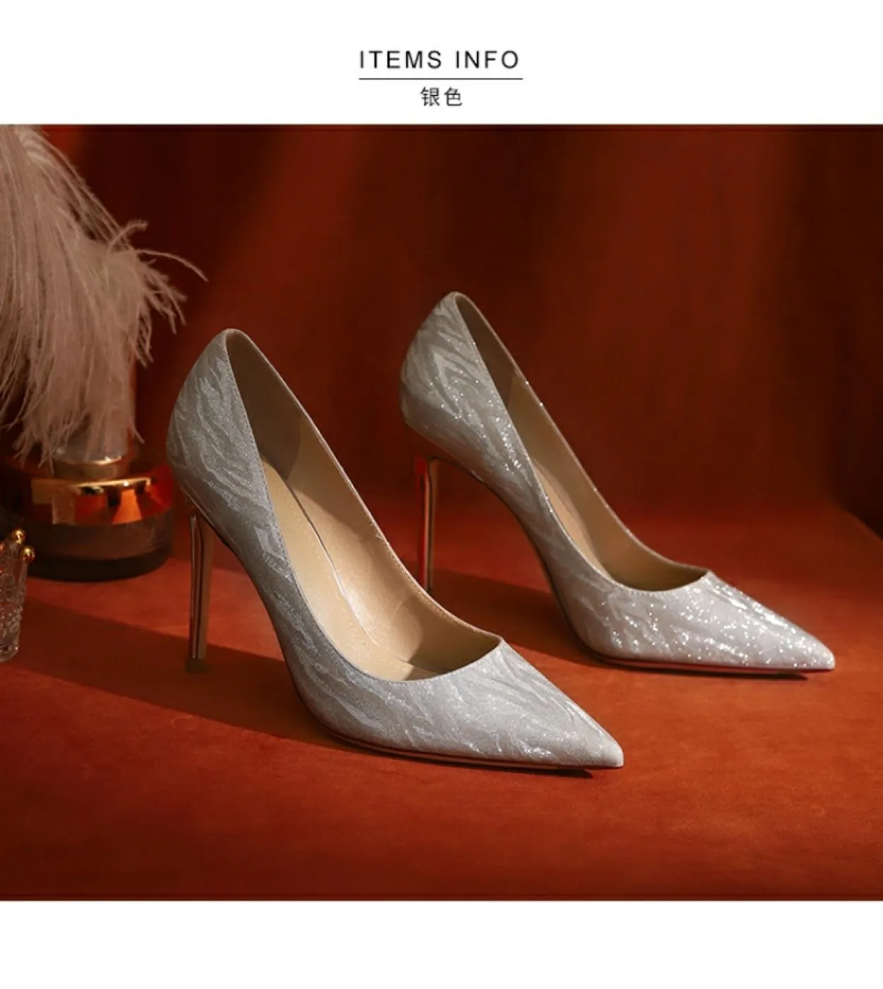 Scarpe da donna Décolleté con tacco alto Décolleté in pelle verniciata Bling Scarpe da barca Scarpe da sposa Taglie forti 35 41