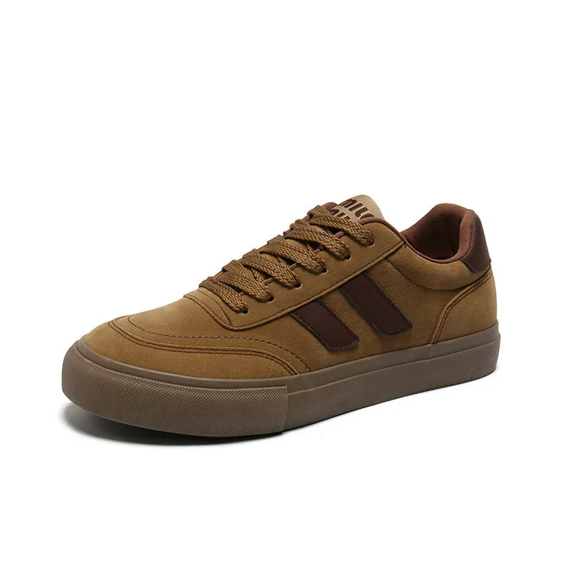 Scarpe da ginnastica da allenamento casual in tela piatta da uomo