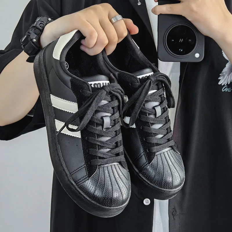 Scarpe da ginnastica da uomo casual da skate piatte alla moda