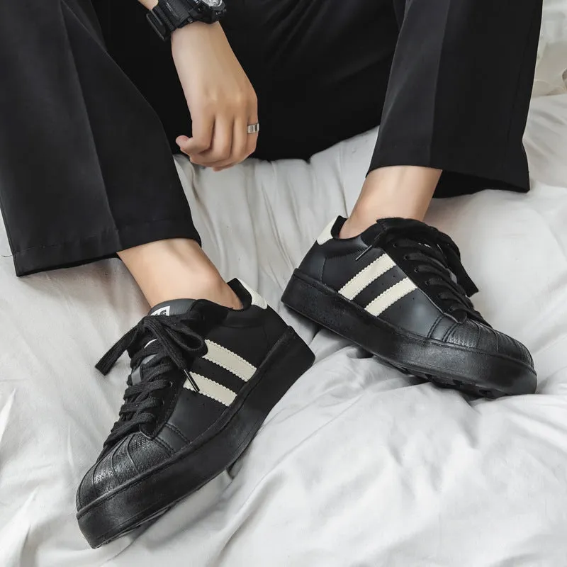 Scarpe da ginnastica da uomo casual da skate piatte alla moda