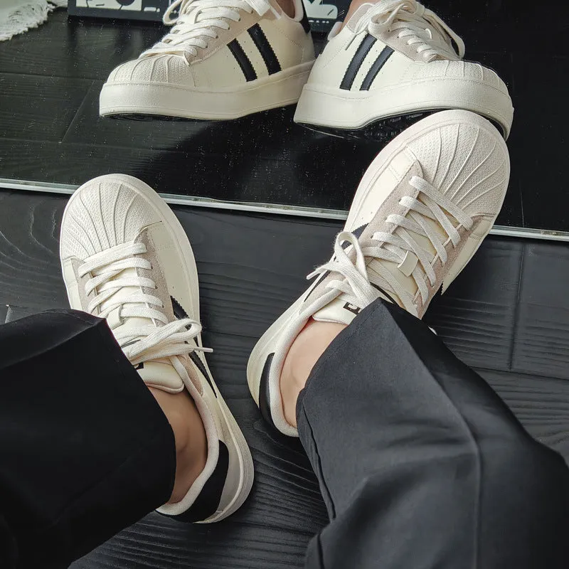 Scarpe da ginnastica da uomo casual da skate piatte alla moda