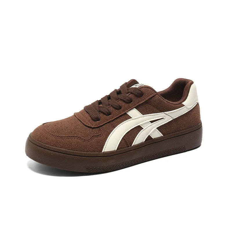 Scarpe da ginnastica piatte casual in tela da uomo